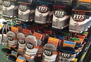 FITS socks, available at Stan's Fit For Your Feet
