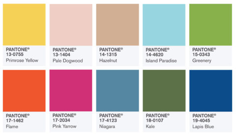 pantone color swatches fashion color report fall 2017