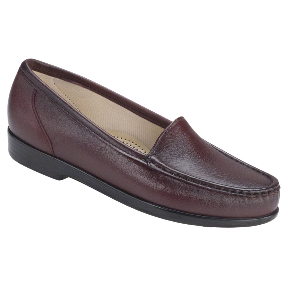 Women's SAS Simplify Slip On Loafer- Antique/Wine | Stan's Fit For Your ...
