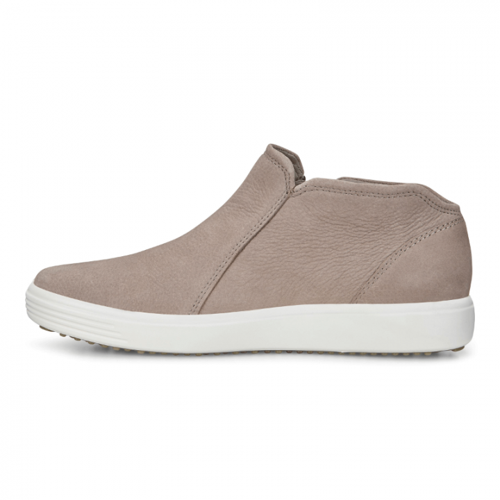ECCO Soft 7 Low Bootie Warm Grey/Powder | Stan's Fit For Your Feet