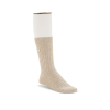 Cotton Slub Beige White Womens Socks 1008033-1600×1600