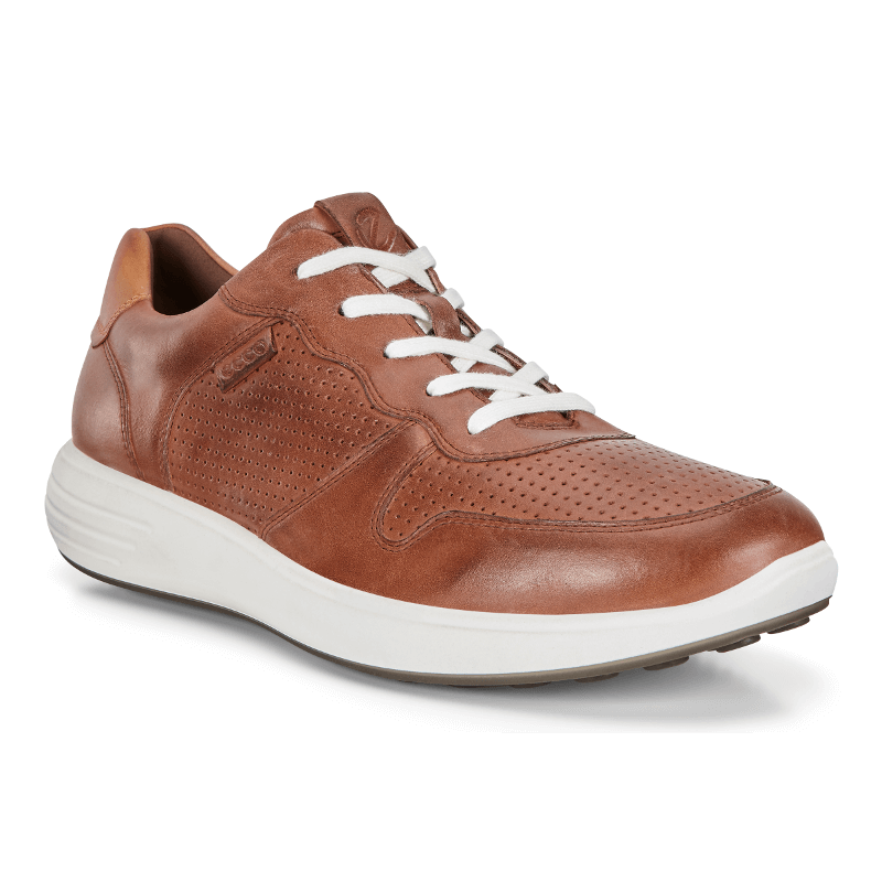 kijk in Schurk Uitgraving Men's ECCO Soft 7 Runner Perforated - Mahogany|Lion | Stan's Fit For Your  Feet