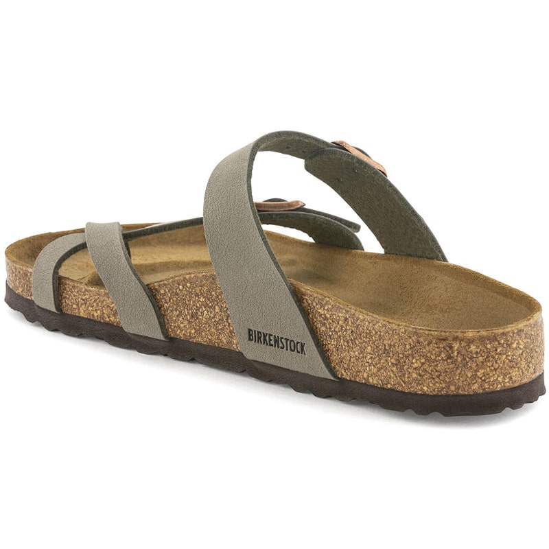 Women’s Birkenstock Mayari Birkibuc Sandal – Stone (Back)-min
