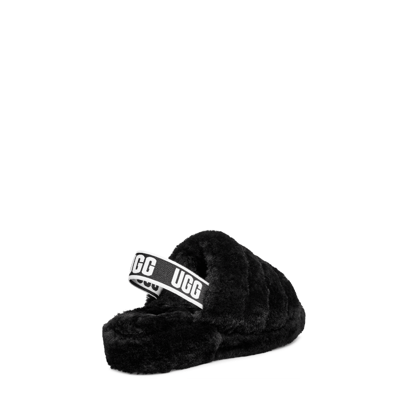 Women's UGG Fluff Yeah Slide - Black | Stan's Fit For Your Feet
