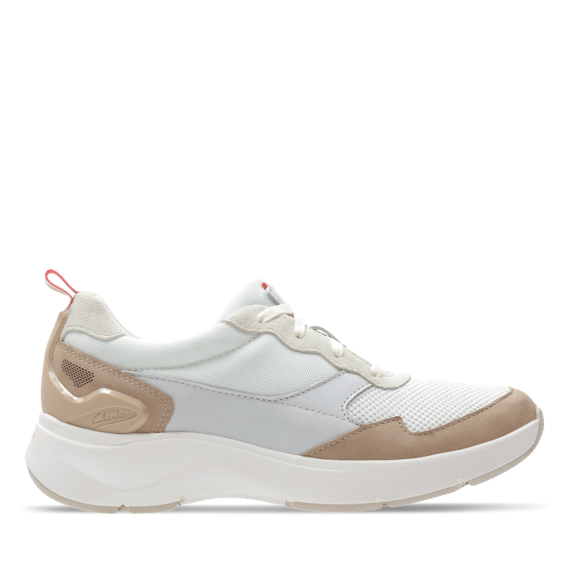 Women's Clarks Wave 2.0 Move - White | Stan's Fit For Your Feet