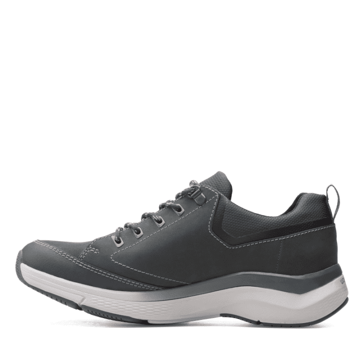 Men's Clarks Wave 2.0 Vibe - Dark Grey | Stan's Fit For Your Feet