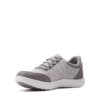 Clarks Adella Holly Grey Heathered Left Front