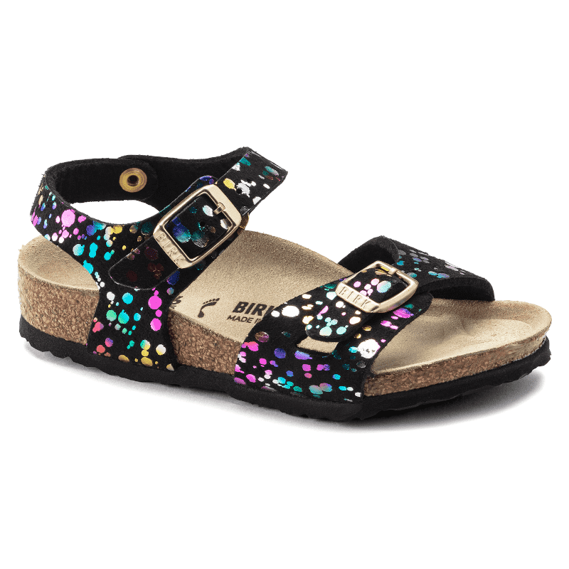 Wreed compressie draagbaar Birkenstock Rio Confetti Black | Stan's Fit For Your Feet