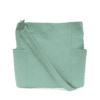 Joy Susan Kayleigh Side Pocket Bucket Bag Turquoise Back with strap-min