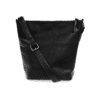 Joy Susan Nori Crossbody Bucket Bag Convertible Tote Black Back-min