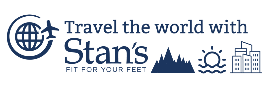 Travel the world with shoes from Stan's!