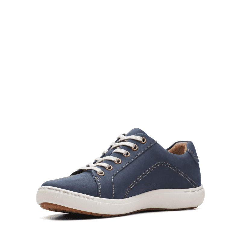 Women's Clarks Nalle Lace - Navy Nubuck | Stan's Fit For Your Feet