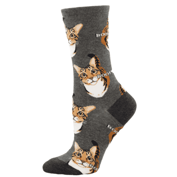 Socksmith Boop (Cat) Grey Heather-min