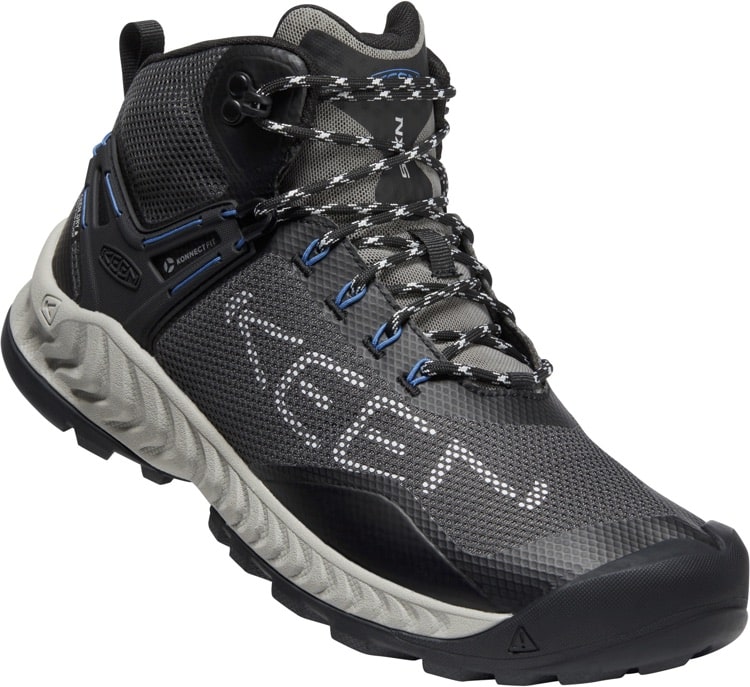 Men's Keen NXIS EVO Mid Waterproof Boot - Magnet|Cobalt Blue | Stan's ...
