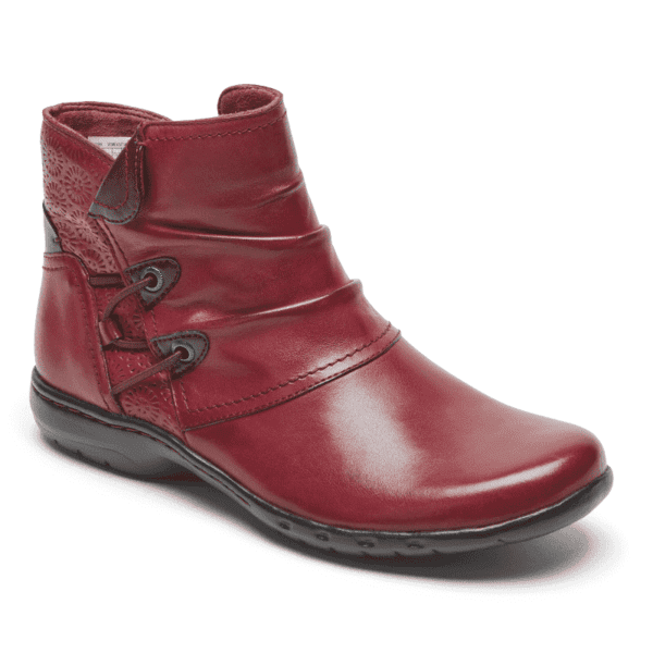 Cobb Hill Penfield Ruch Bootie Red Main-min