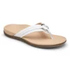 Women's Vionic Tide Aloe Toe Leather Sandal - White (main)