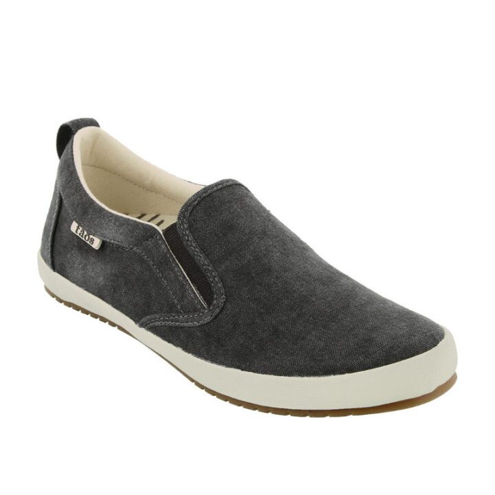 Women's Taos Dandy Canvas Slip-On - Charcoal | Stan's Fit For Your Feet