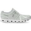 womens on running cloud 5 ice white right
