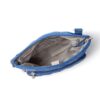 Baggallini Pocket Crossbody With RFID - Atlantic Blue Quilt (open bag)-min