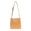 Joy Susan Kayleigh Side Pocket Bucket Bag - Warm Tan (hanging)-min