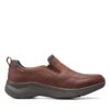 Men's Clarks Wave 2.0 Edge Waterproof - Brown Oily Tumbled (right)-min