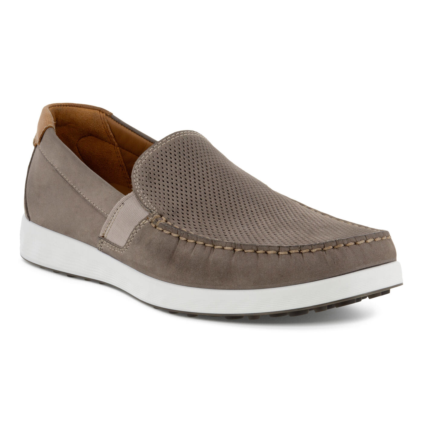 Men's ECCO S Moccasins - Warm Grey | Stan's Fit For Your Feet