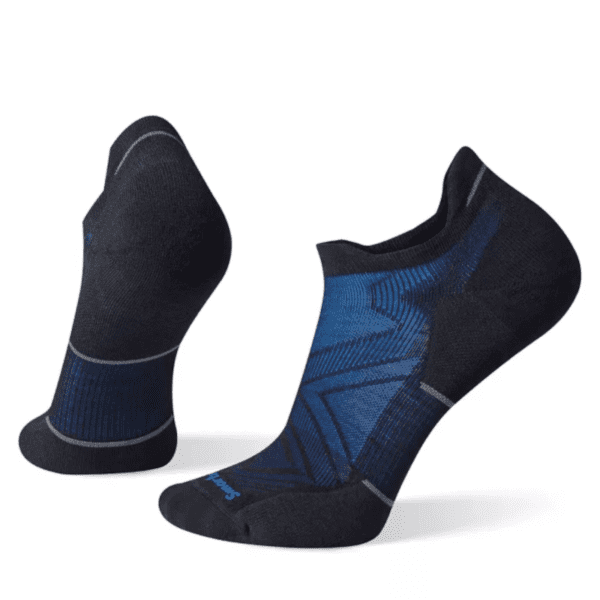 Men's Smartwool Run Targeted Cushion Low Ankle Socks - Black (main)-min