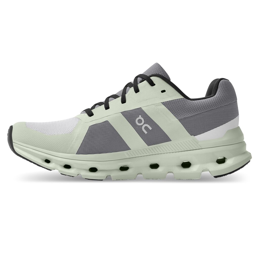 Women’s On Cloudrunner – Frost/Aloe | Stan's Fit For Your Feet