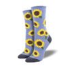 Women's Socksmith More Blooming Socks - Blue Heather