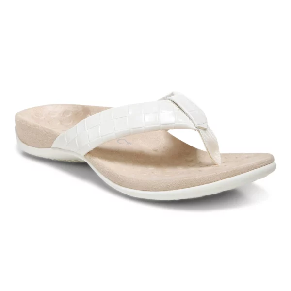 Women's Vionic Layne Toe Post Sandal - Cream (main)