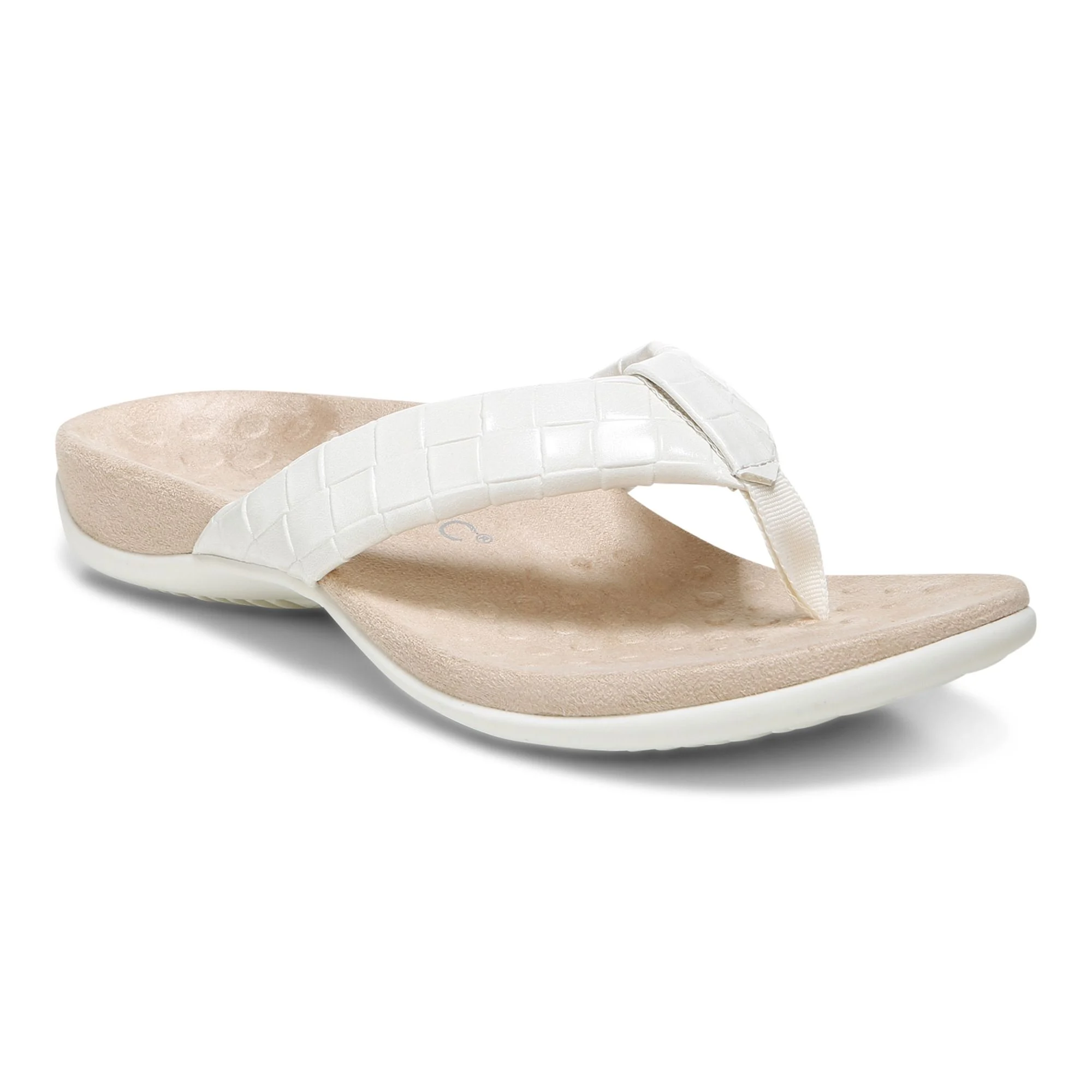 Women's Vionic Layne Toe Post Sandal - Cream | Stan's Fit For Your Feet