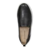 Women's Vionic Penelope Leather Nubuck Slip-On Sneaker - Black (top)