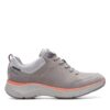Womens Clarks Wave 2.0 Lace-Grey Combi