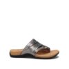 Women's Taos Gift 2 Leather Sandal - Pewter (right)-min