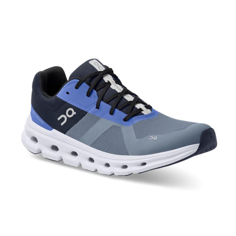 Men's On Running Cloudrunner - Metal|Midnight | Stan's Fit For Your Feet