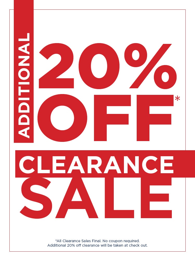 Take an additional 20% off clearance items at Stans