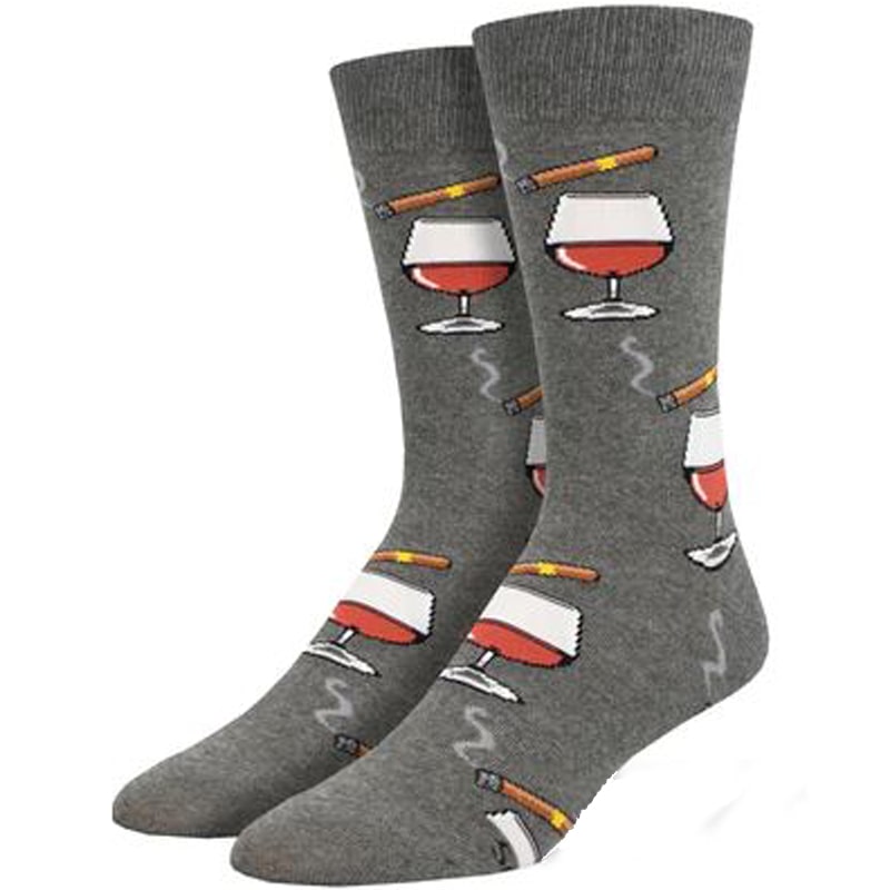 Socksmith Brandy Dandy Crew Socks – Gray-min