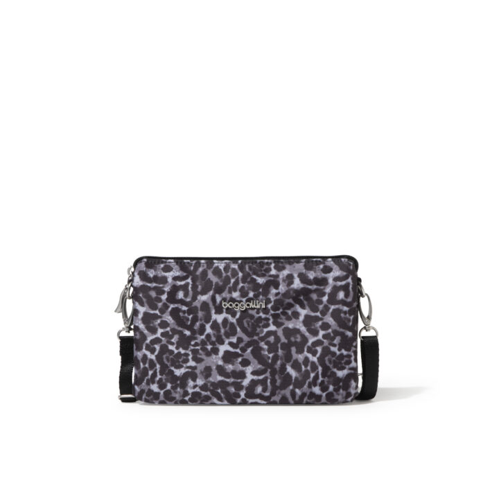 Baggallini The Only Mini Bag - Grey Wild Cheetah | Stan's Fit For Your Feet