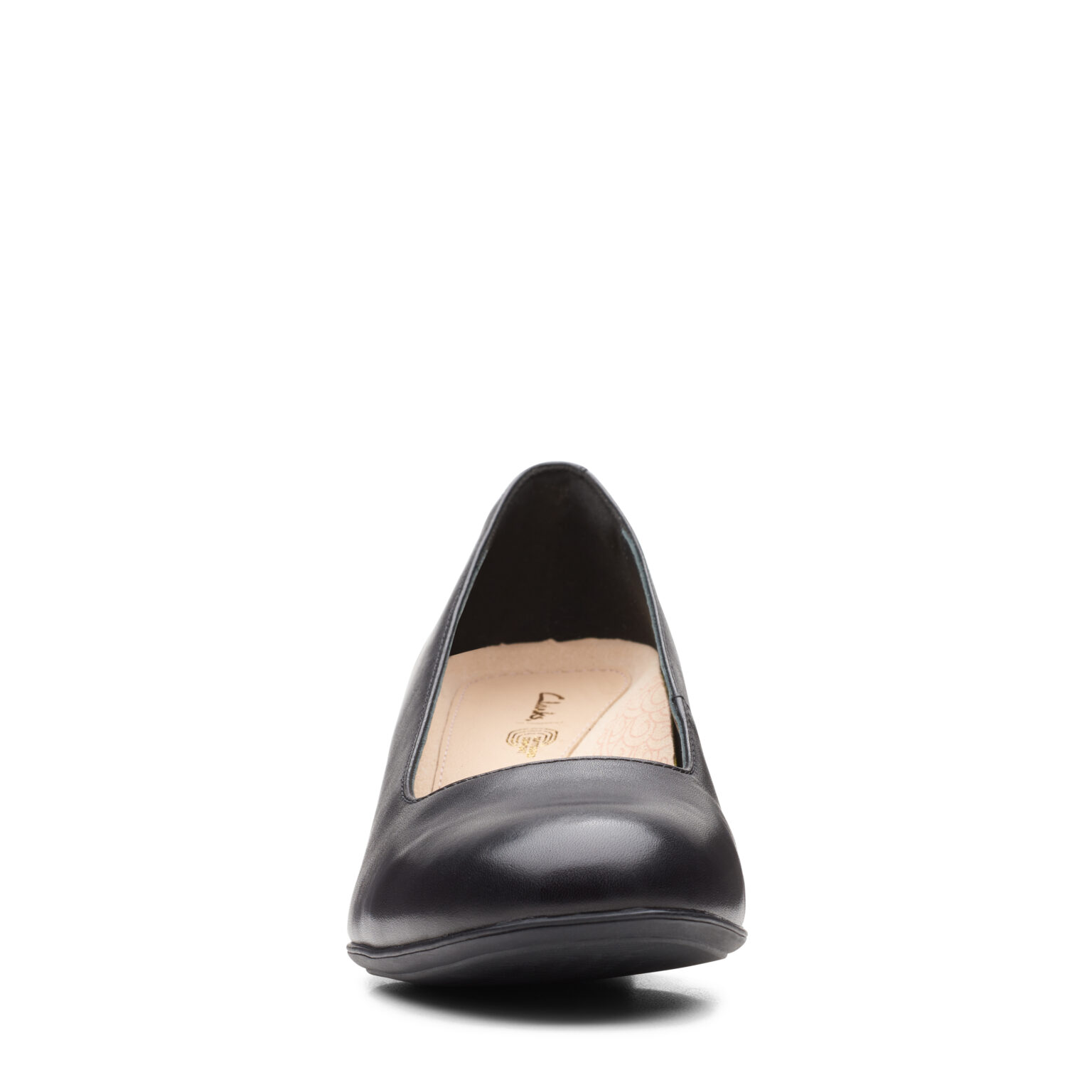 Women's Clarks Linnae Pump - Black Leather | Stan's Fit For Your Feet