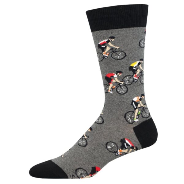 socksmith cycling crew grey heather (1)-min