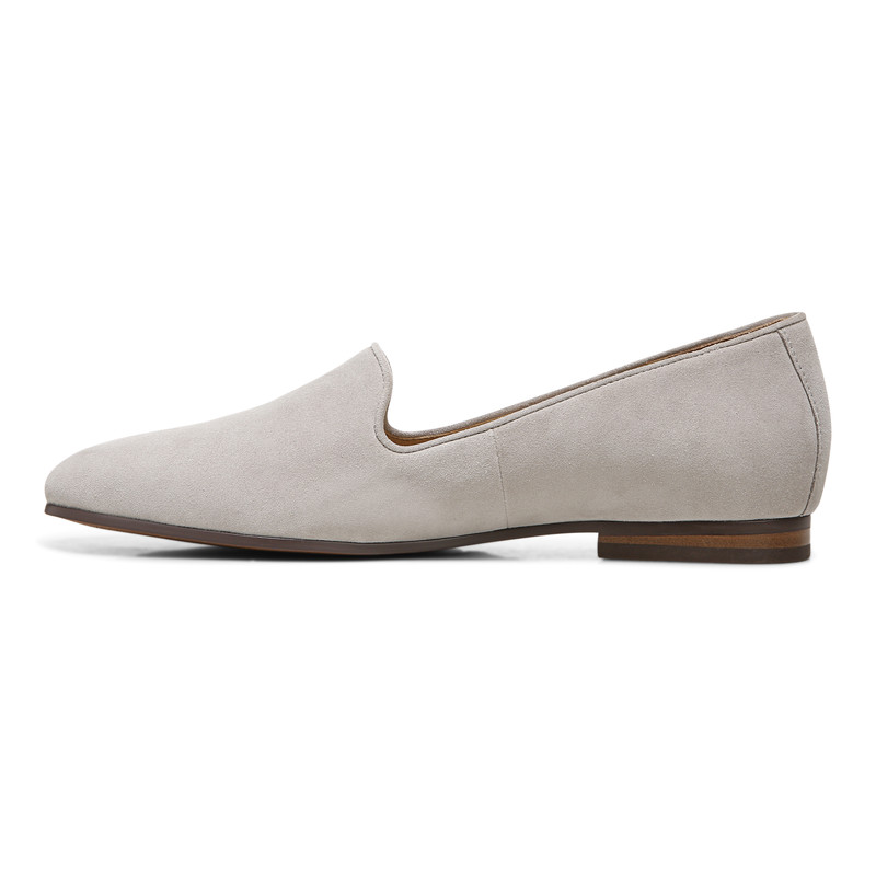 Women's Vionic Willa Slip-On Flat - Dark Taupe Suede | Stan's Fit For ...