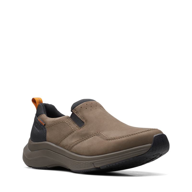 Men's Clarks Wave 2.0 Edge WP - Dark Taupe | Stan's Fit For Feet