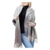 Ombre Woven scarf with tassels