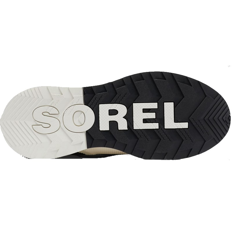 Women’s Sorel Out N About III Mid Sneaker Waterproof Boot – Black SeaSalt (Bottom)-min