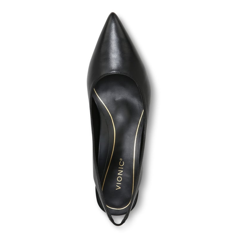 Women’s Vionic Ziva Kitten Heel – Black | Stan's Fit For Your Feet