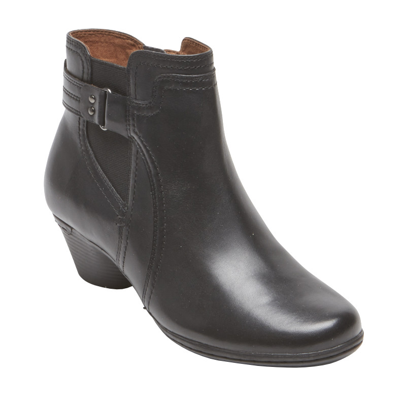 Women's Cobb Hill Laurel Bootie - Black Leather | Stan's Fit For Your Feet