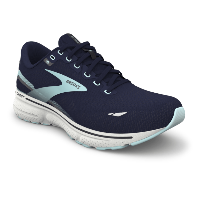 Women's Brooks Ghost 15 - Peacoat/Pearl/Salt Air | Stan's Fit For Your Feet