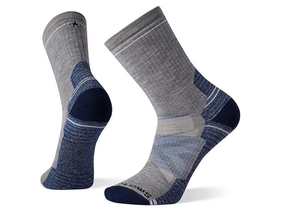 Men’s Smartwool Hike Full Cushion Crew Socks – Light Gray
