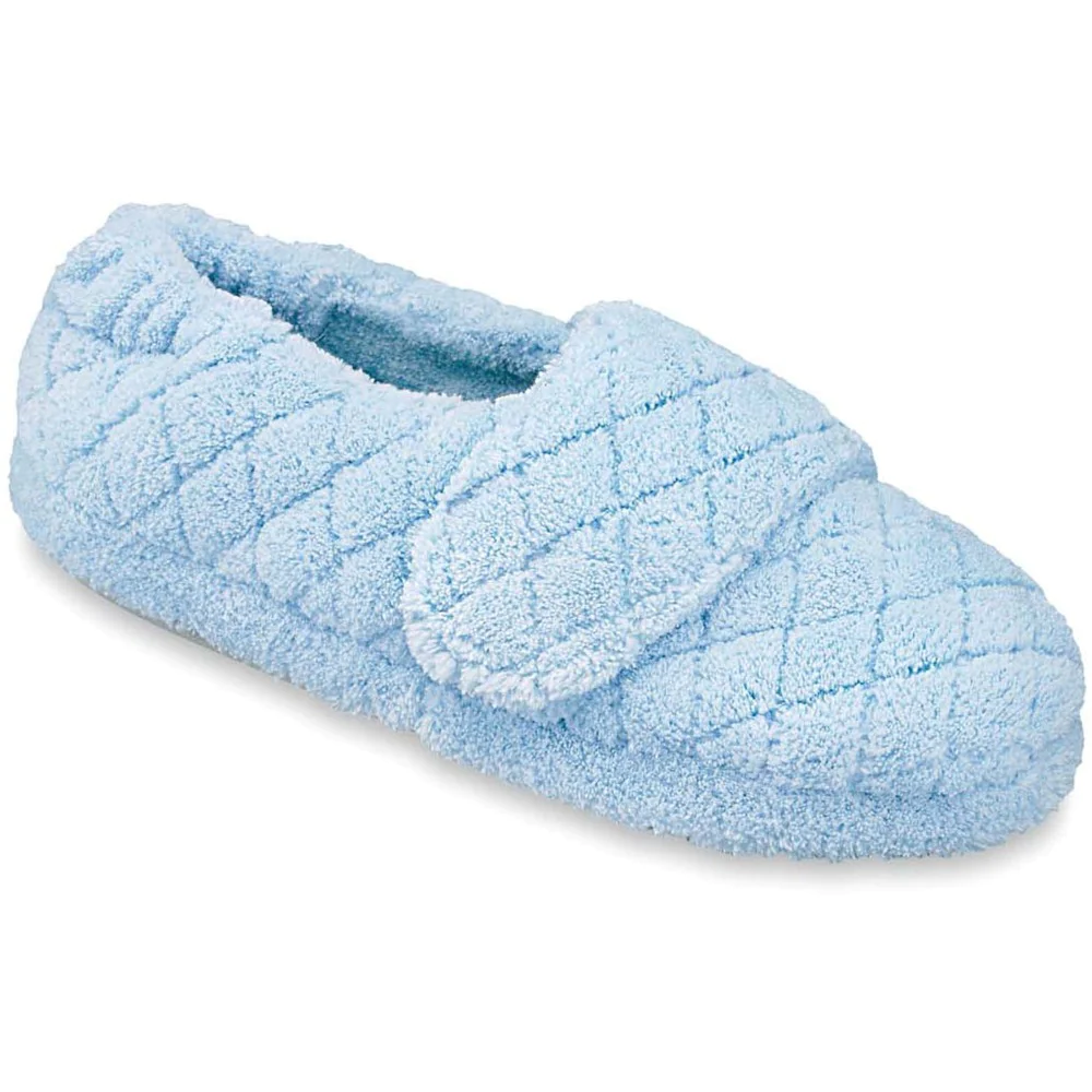 acorn spa wrap slipper powder blue