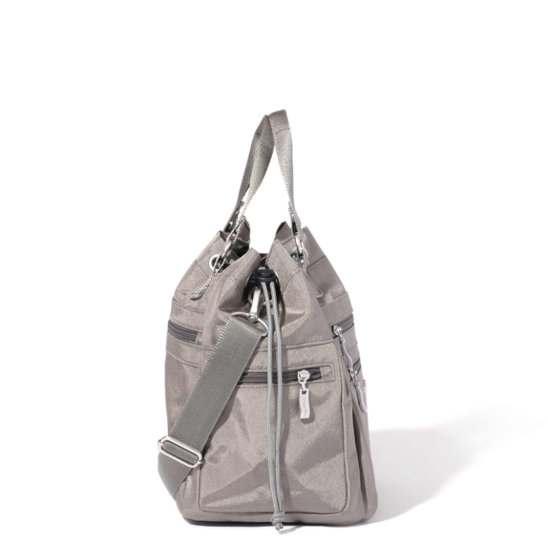 Baggallini Modern Everywhere Drawstring Bag – Sterling Shimmer